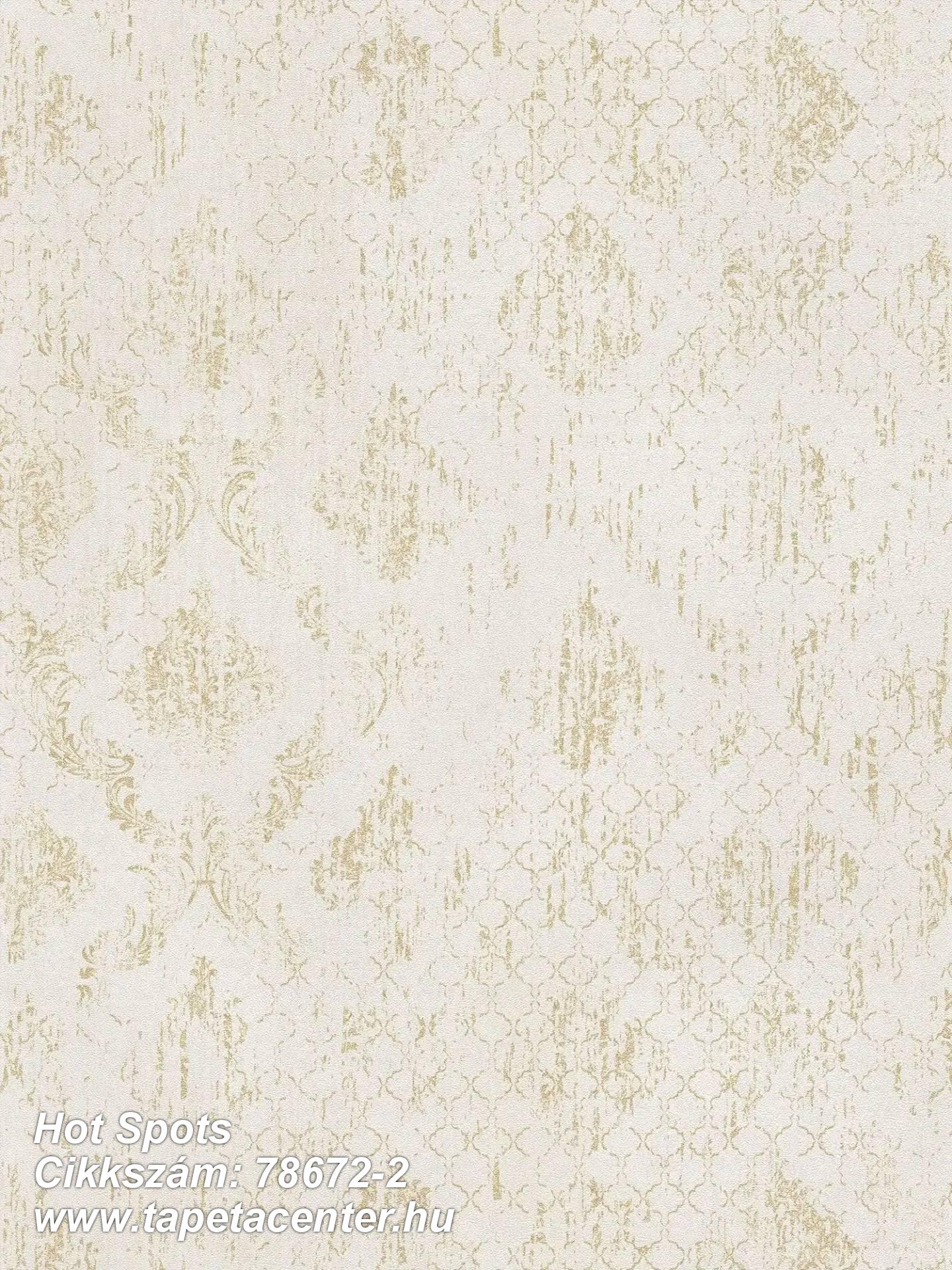 Barokk-klasszikus,arany,bézs-drapp,súrolható,vlies tapéta 